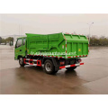 Dongfeng 4x2 Compression type amarrage camion à ordures